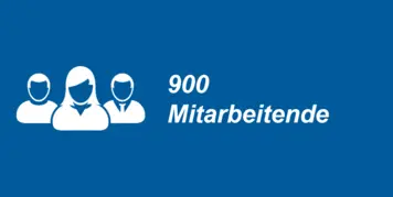 900 Mitarbeitende