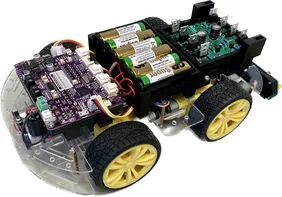 Roboterfahrzeug RoboCars in der Nahaufnahme