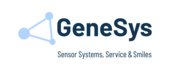 Quelle: GeneSys Abbildung des GeneSys Logos: Schriftzug GeneSys und ein Dreieck mit einem Punkt in jeder Ecke