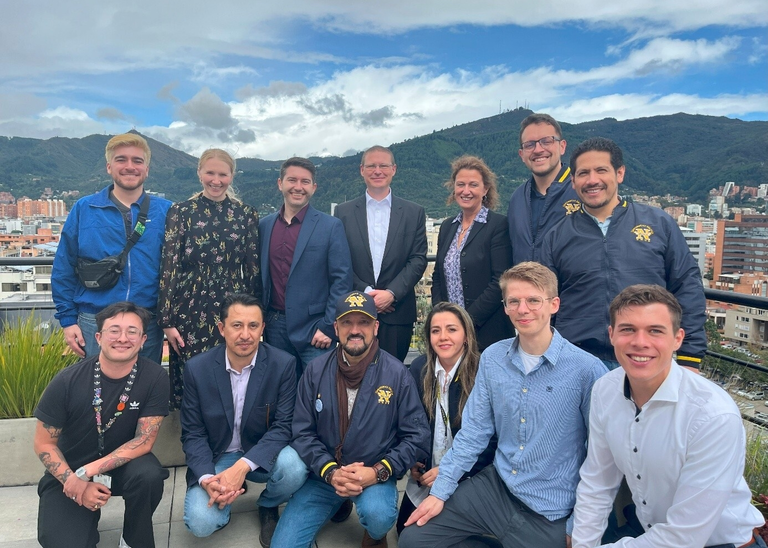 Bestens vernetzt: Die THI-Delegation bei Partnern in Südamerika (Foto: THI).